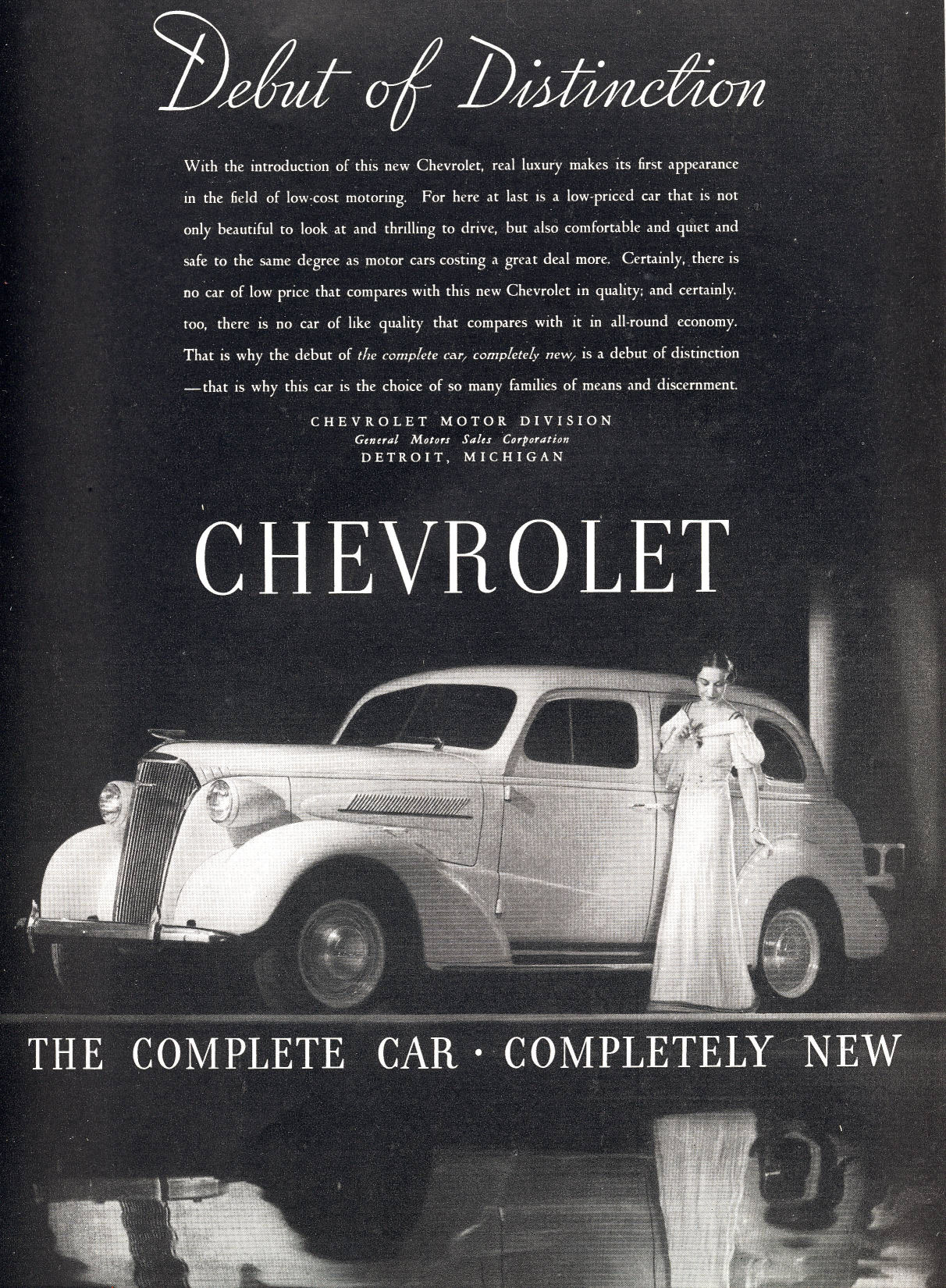 1937 Chevrolet Auto Advertising